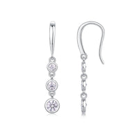 1Classic Multi-diamond Set Moissanite Silver Earrings Luxury Fashion Diamond Earrings Stud Earrings Prohibit TK Sales - Diamond-Lab