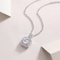 1Dawn Light - A Fashionable And Luxurious Diamond Jewelry Pendant Set With 1-carat Moissanite S925 Sterling Silver And Platinum Plating Prohibit Tk Sales - Diamond-Lab