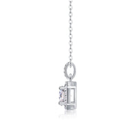 1Dawn Light - A Fashionable And Luxurious Diamond Jewelry Pendant Set With 1-carat Moissanite S925 Sterling Silver And Platinum Plating Prohibit Tk Sales - Diamond-Lab
