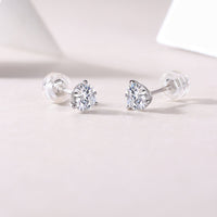 1Freeze Frame Luxury Fashion Diamond Earrings Stud Set With Mosan Diamond Silver Jewelry Prohibit Tk Sales - Diamond-Lab