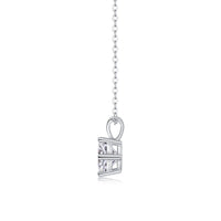 2ct Moissanite Solitaire Pendant Necklace – S925 Sterling Silver (Golden / Platinum / Rose Gold) - Diamond-Lab