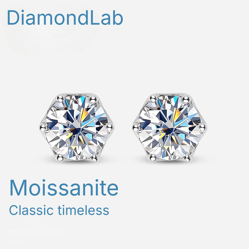GRA certified green moissanite earrings NGSTC authentication excellent cut quality