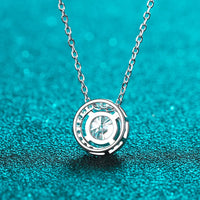 Diamond-Lab 0.5ct–2ct Moissanite Pendant Necklace – fine classic moissanite necklace jewelry