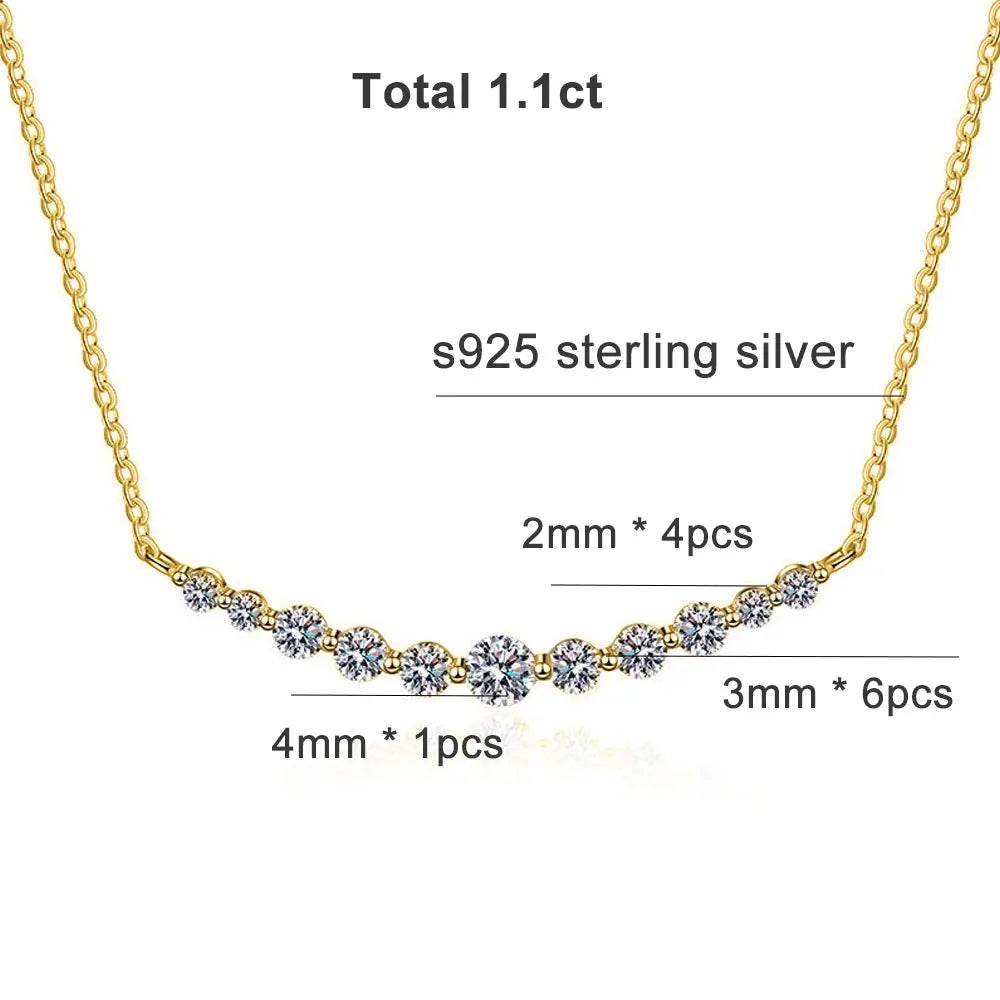 Stylish two-tone design with a radiant Moissanite center — where gold meets silver in perfect harmony. - Diamond-Lab