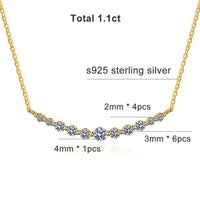 Stylish two-tone design with a radiant Moissanite center — where gold meets silver in perfect harmony. - Diamond-Lab