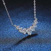 Diamond-Lab 1.7ct Oval Moissanite Pendant Necklace – D Color VVS1, 925 Sterling Silver, 8 Heart 8 Arrow Cut, GRA Certified, Women’s Fine Jewelry - Diamond-Lab
