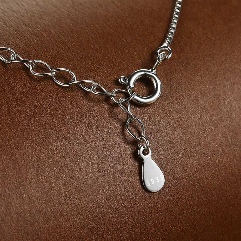 1ct Marquise Cut Moissanite Necklace 925 Sterling Silver 18k Gold Plated Chain VVS1 D Color with GRA Certificate
