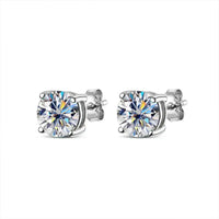 - Unisex Moissanite Stud Earrings by Diamond-Lab