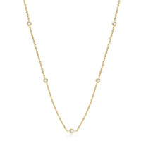 fine multi stone moissanite jewelry necklace