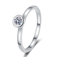 Certified Emerald Cut Moissanite Ring GRA -Cocktail Ring Moissanite Sterling Silver Unisex Classic