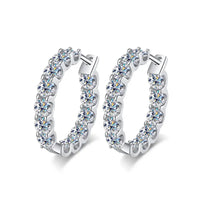 Free GRA certification hoop earrings elegant mini box packaging included premium quality