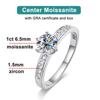 A stunning floral-inspired Moissanite ring with delicate side stones — romantic, radiant, and made to celebrate love. - Diamond-Lab