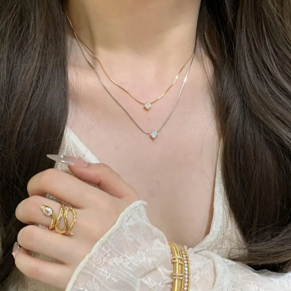 Heart Moissanite Necklace 2ct VVS1 D Color 925 Sterling Silver 18k White Gold Plated O - Chain Women with CNAS Certificate - Diamond - Lab