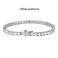 Sterling Silver Moissanite Tennis Bracelet – Women’s Jewelry - Diamond - Lab